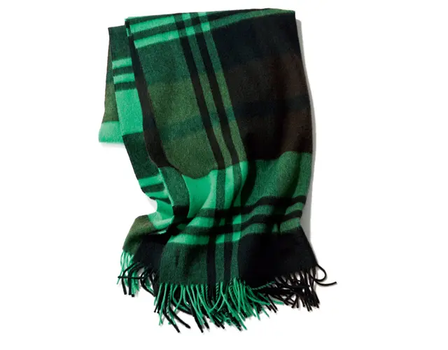 ストール（70×190）￥62,700／グリニッジ ショールーム（ジョシュア・エリス）