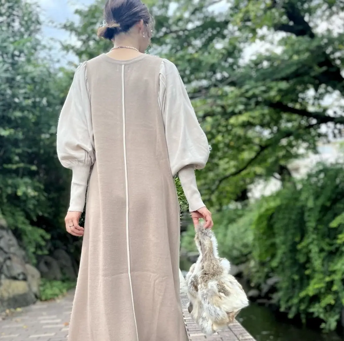 ベージュワンピース♡4styleの画像_11