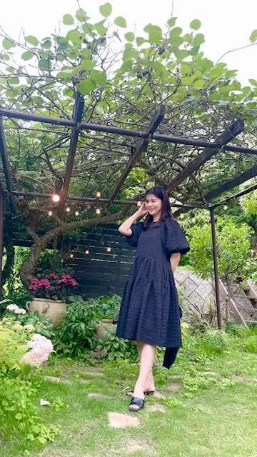 「はちやま」庭園にて