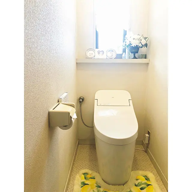 夫の希望で便器を取り替え。 最新のトイレは全方位で快適！（とも子さん）