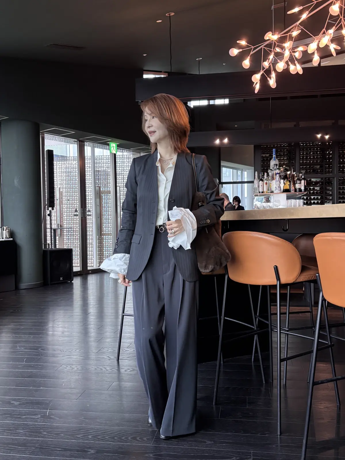 青山ランチと、今日の装いの画像_1