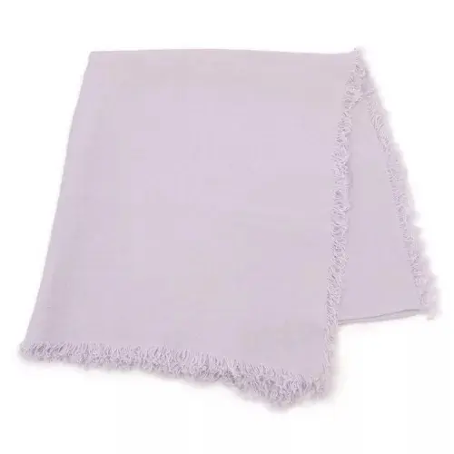 ASAUCE MELER ベルギーリネンフリンジライトストール ￥27,000+税