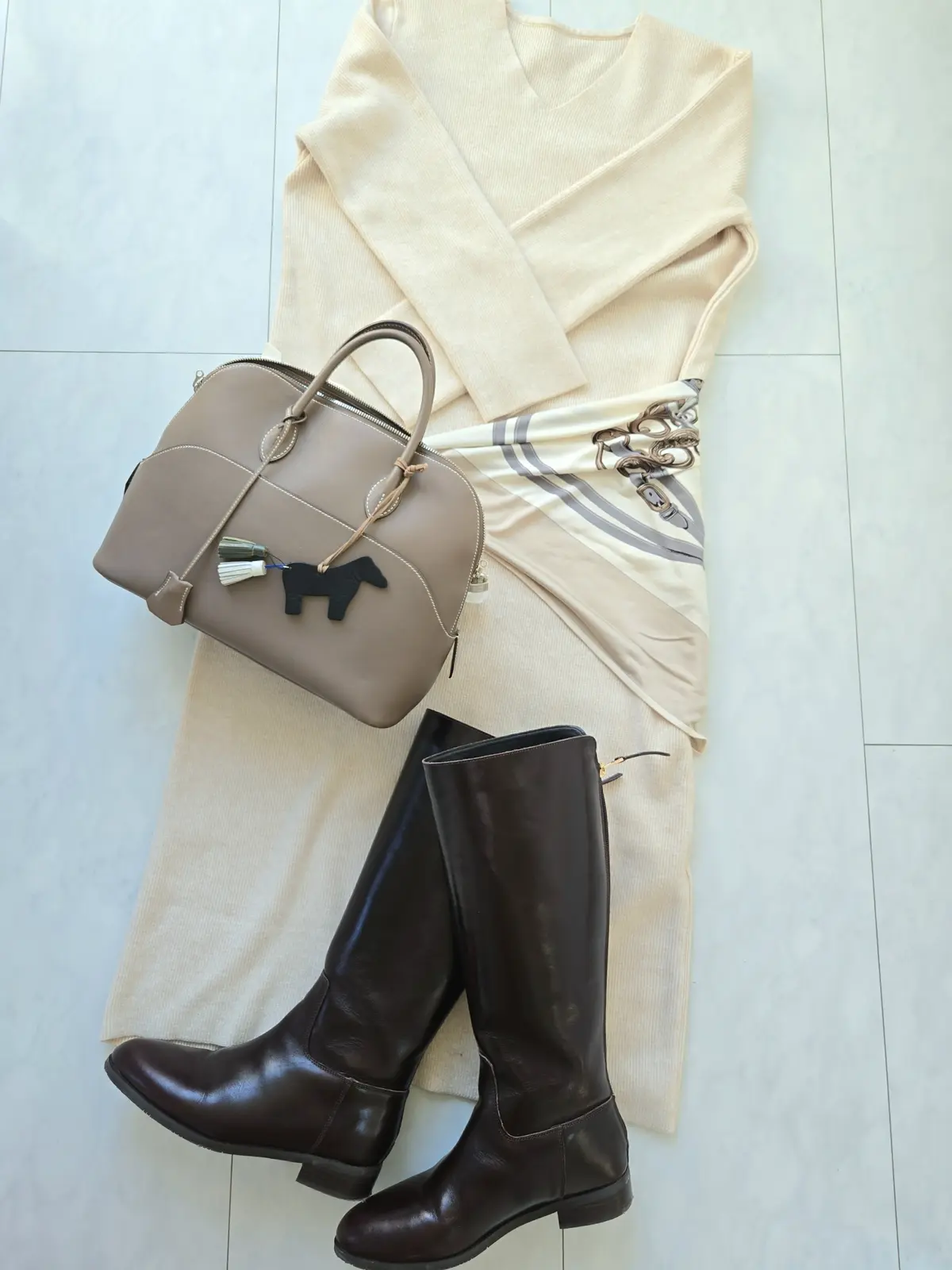  午年に選びたい馬具柄スカーフと乗馬風ブの画像_8