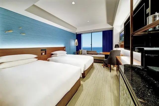 オーシャンビューツインの客室