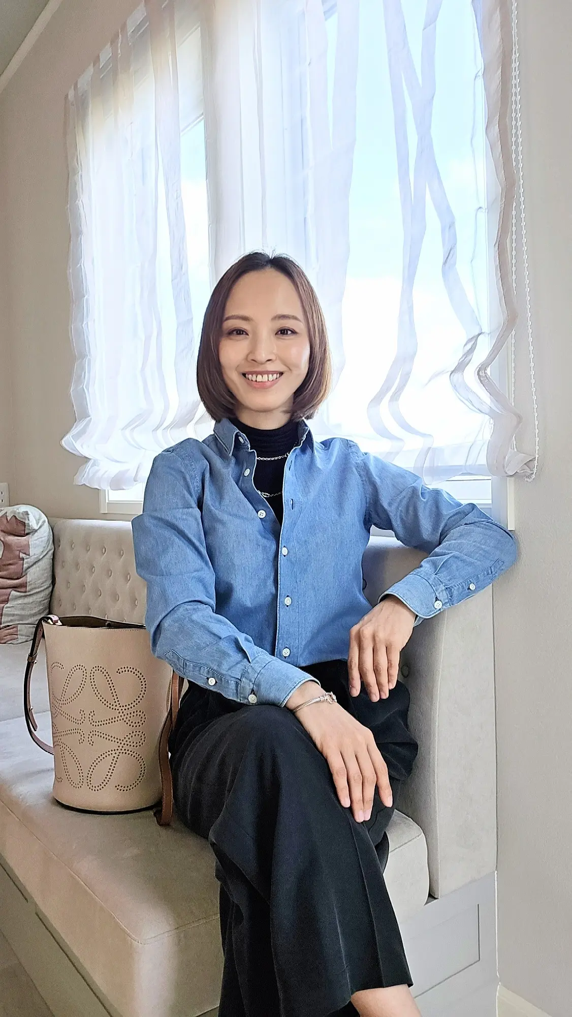 E by eclat美脚イージーパンツでの画像_6