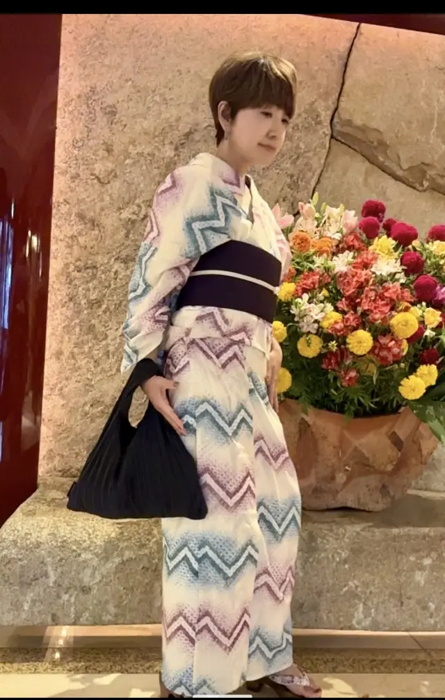 ザ・ペニンシュラ東京にて、やわらかな浴衣の画像_1