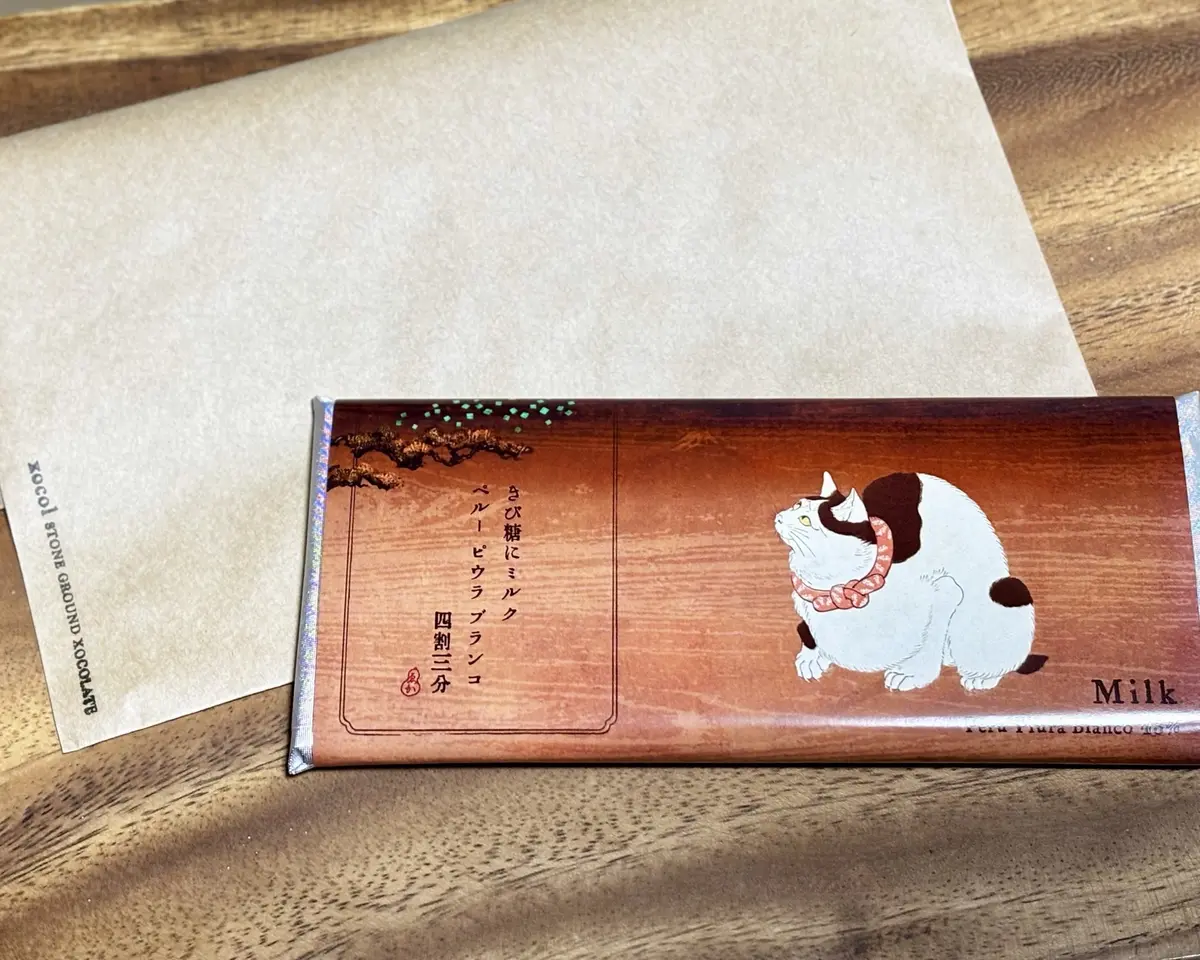 猫ちゃんパッケージのミルクチョコレート