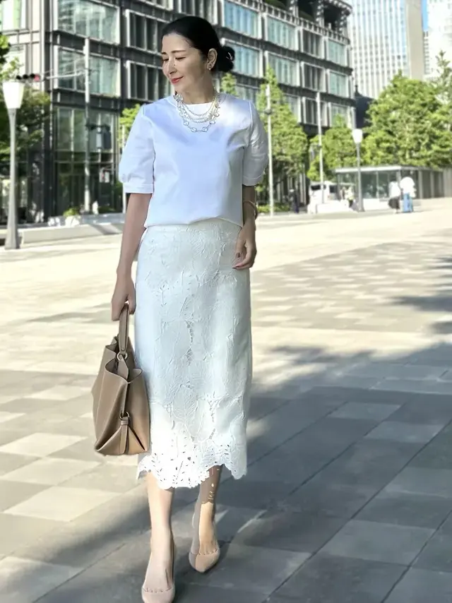 華組　スカートコーデ