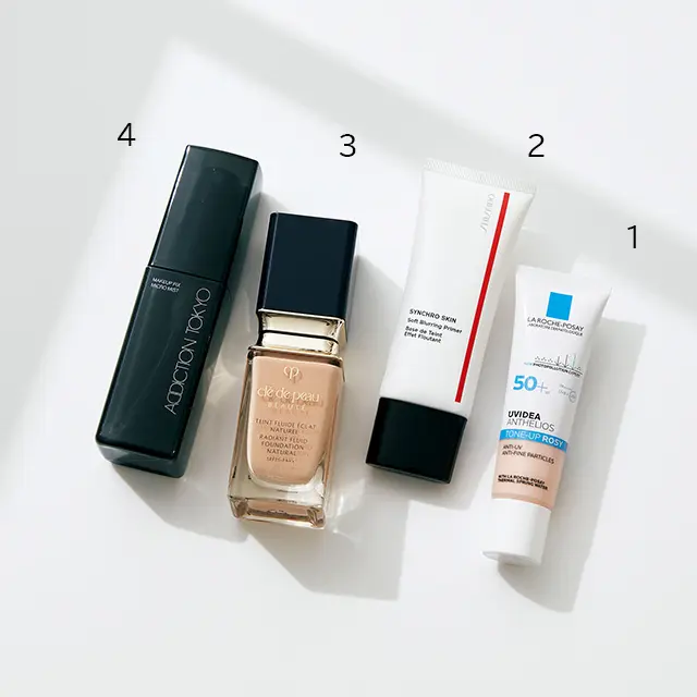 元気に見えるツヤが持続するベースメイクセット