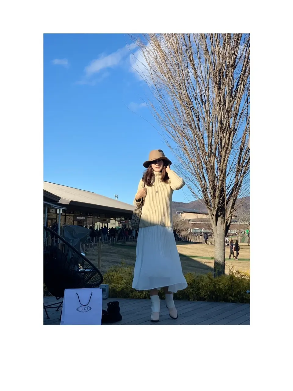 お正月の軽井沢コーデの画像_6