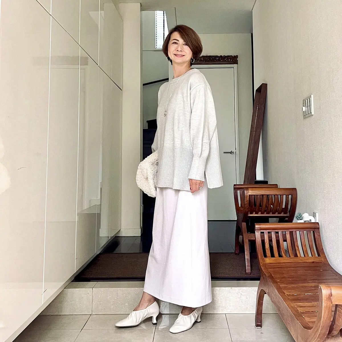 冬のホワイトコーデ 2022の画像_3