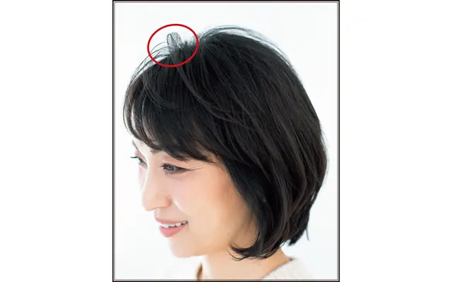 ヘアスタイルのポイント