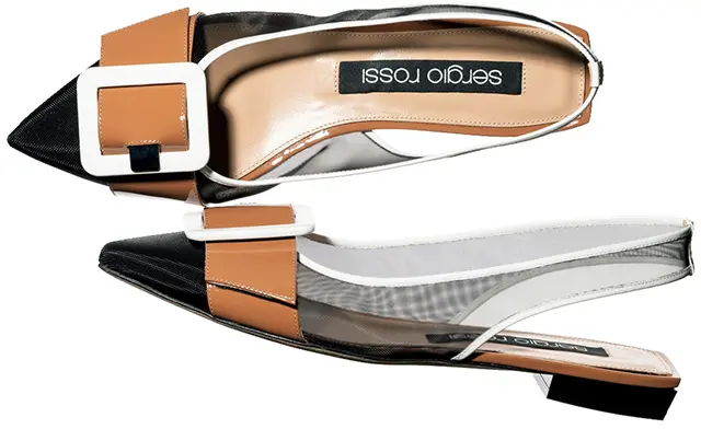 セルジオ ロッシのスリングバックシューズ