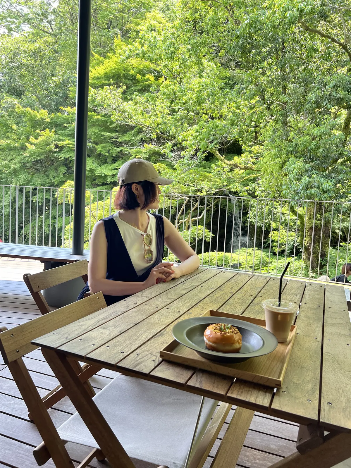 キャップコーデでエスケープ@湯河原惣湯玄の画像_15