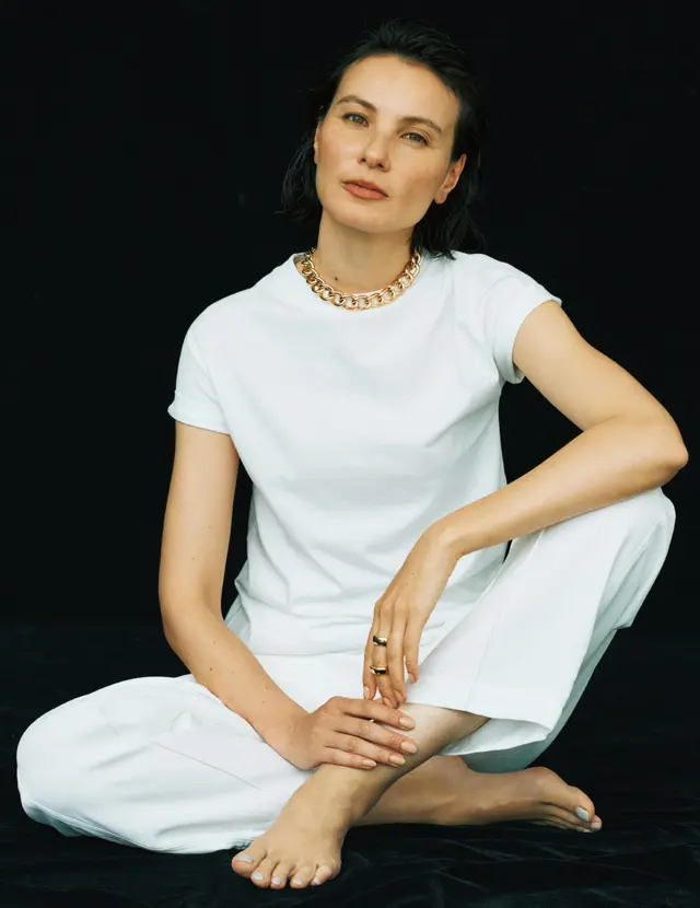 ポメラートのジュエリーコーデの田沢美亜