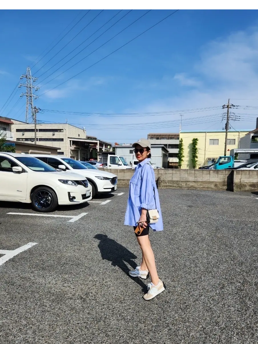 ZARAの青シャツで大人なシャレ見えコーの画像_5