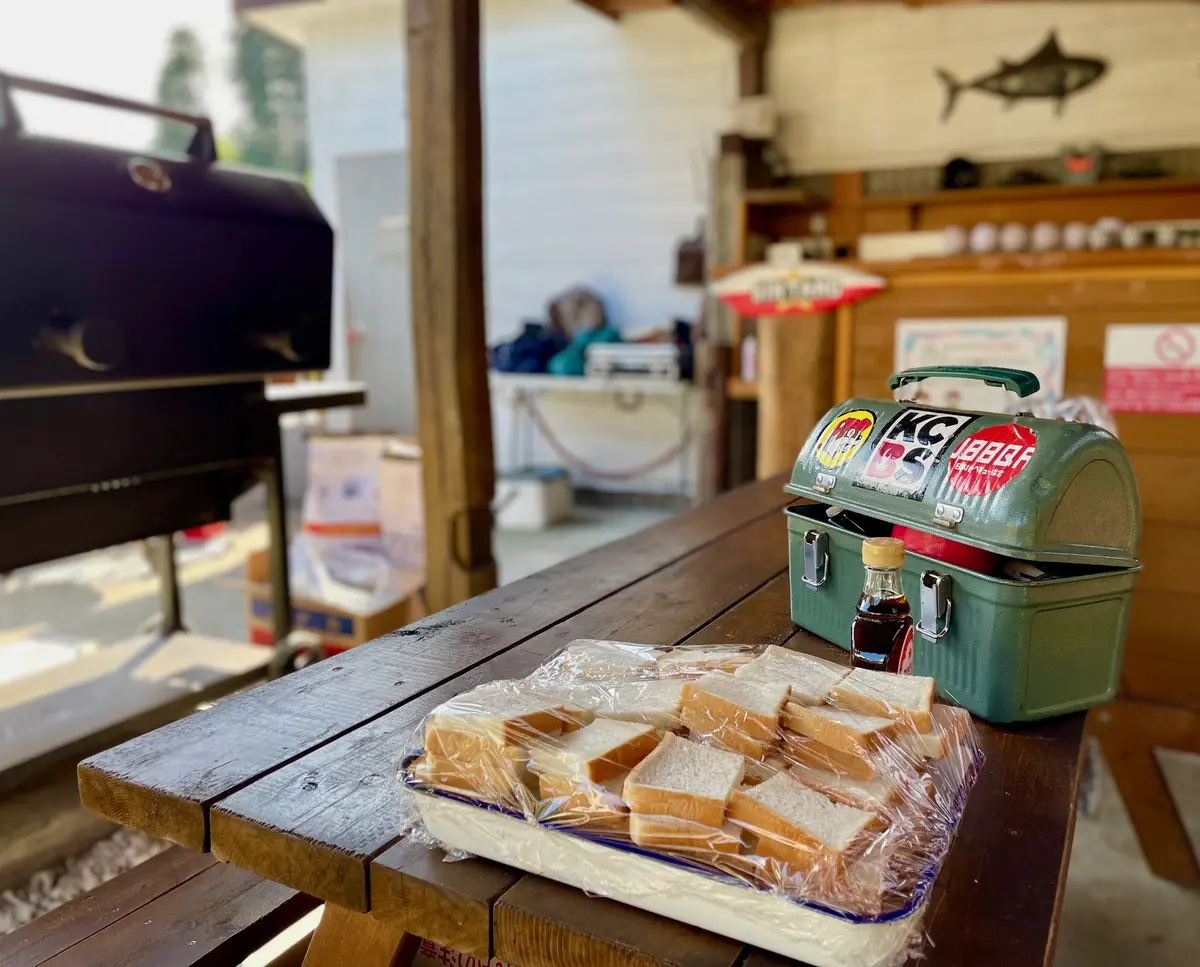 バーベキュー食材の準備