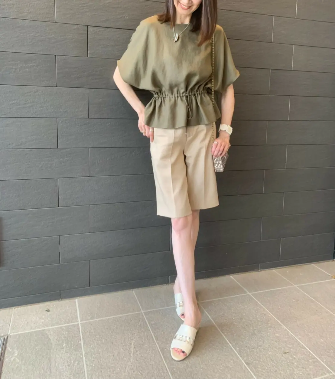 ZARAバミューダパンツ