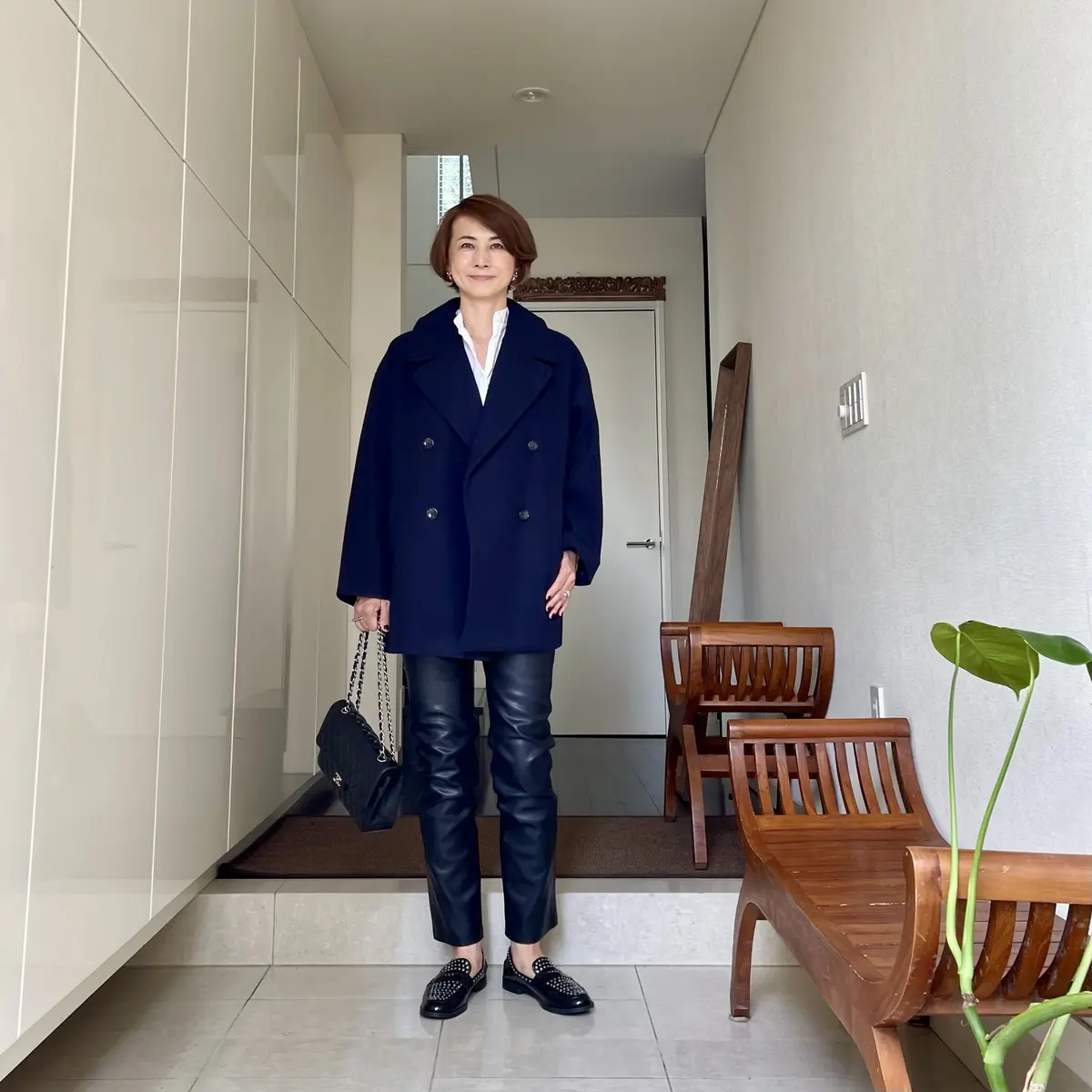 ブラック×ネイビーコーデが新鮮☆の画像_2