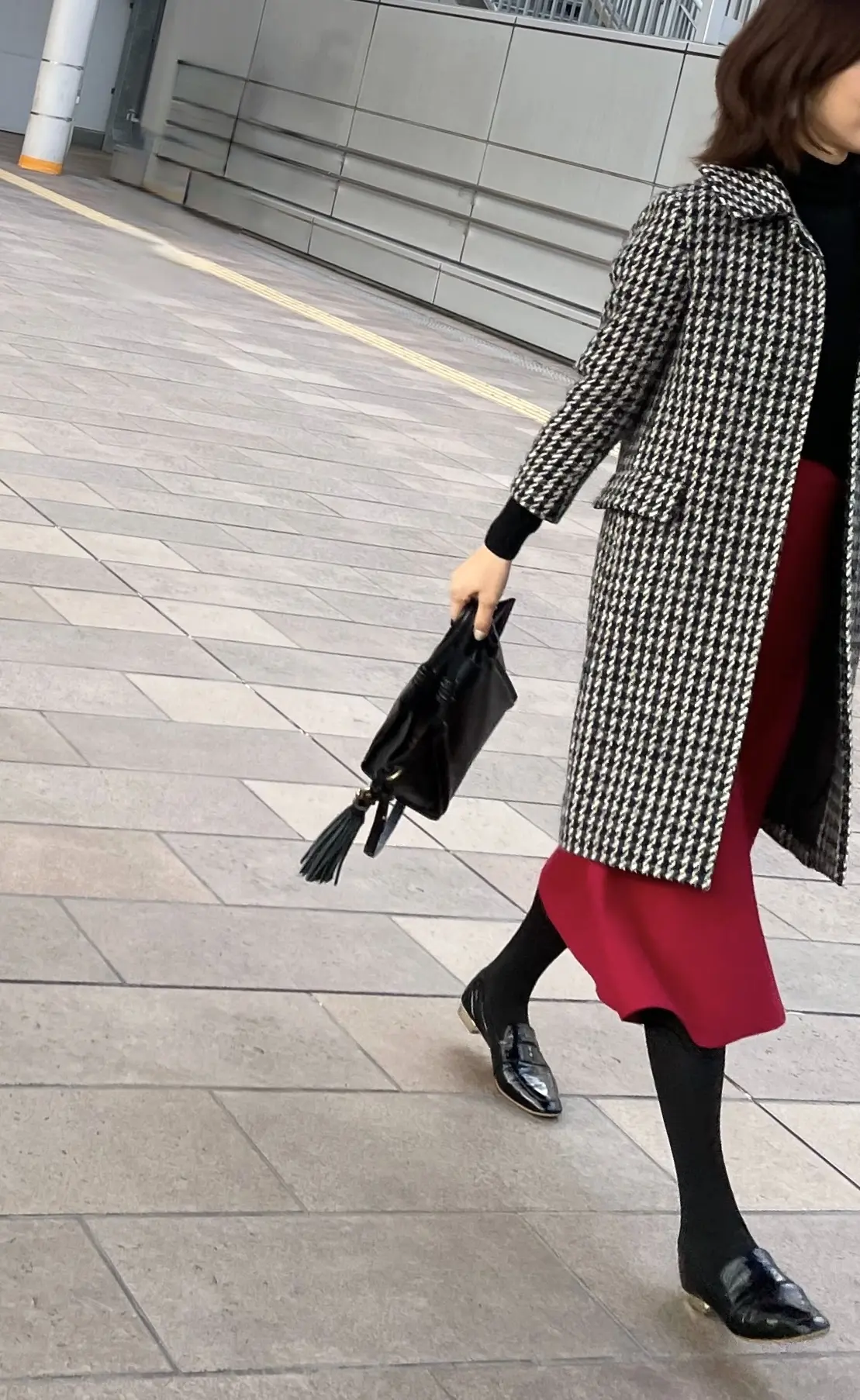 ドゥロワーの千鳥格子コートの画像_2