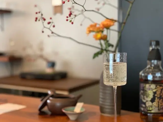 やぶきた　日本茶　炭酸割り