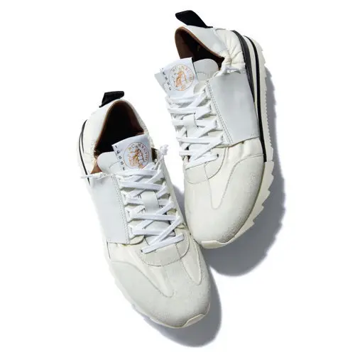 SUS ナイロンレザーコンビスニーカー