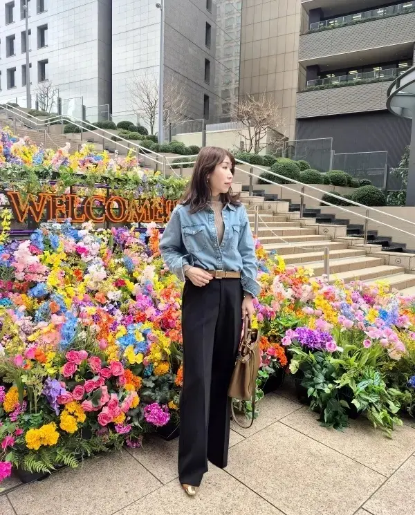 GU デニムシャツ