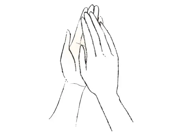 保湿コスメは手のひらで温めてから肌へのせる