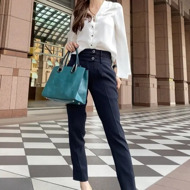 今から秋冬まで着れるジョガーパンツのコーの画像_4