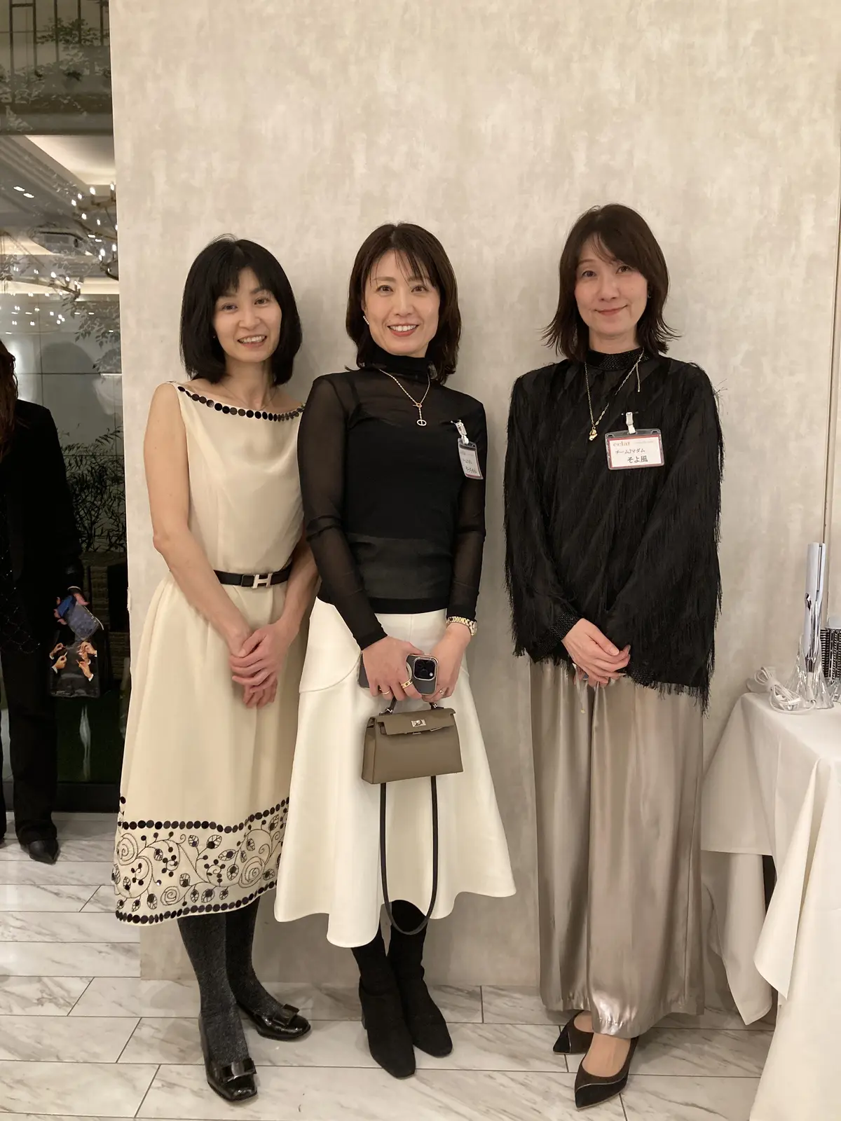 パーティーコーデは真珠で上品さをプラス　の画像_1