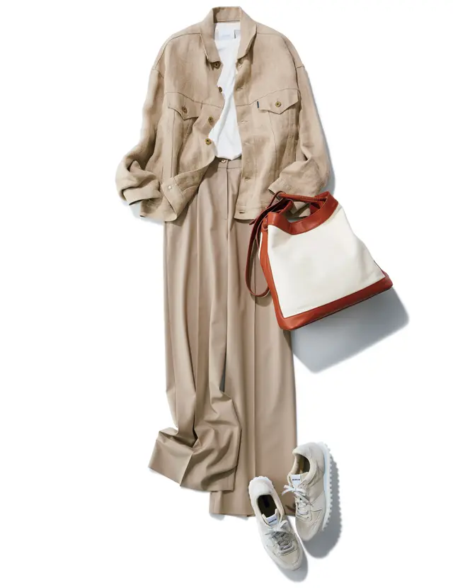 Q.「ベージュは老けて見えそうで苦手。フレッシュに着こなすには？」