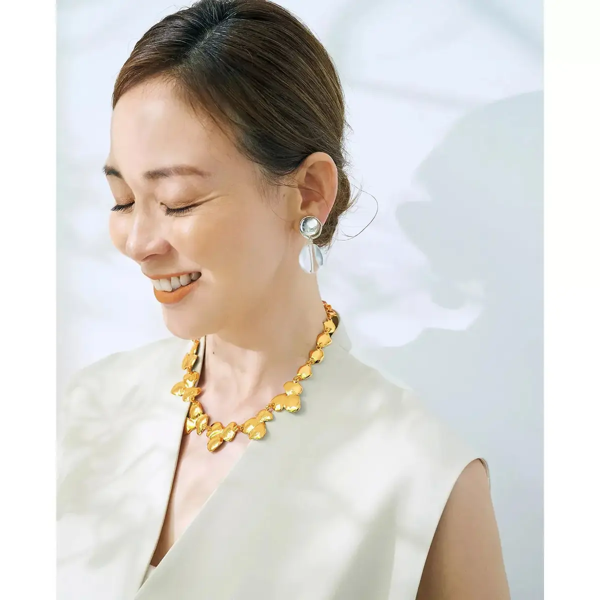 CÉCILE ET JEANNE×éclat クリアイヤリング