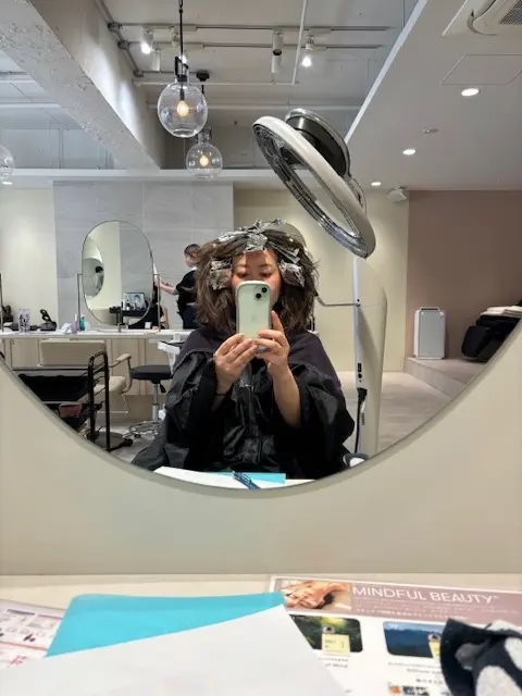 Ms.CHARM　ミズチャーム　ハイライト　白髪ぼかし　ヘアカラー　ヘアチェンジ　外苑前