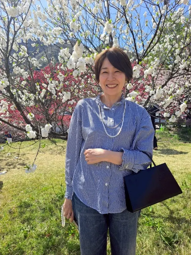 【見頃を迎える花桃の里へ 父と母の思い出の画像_1