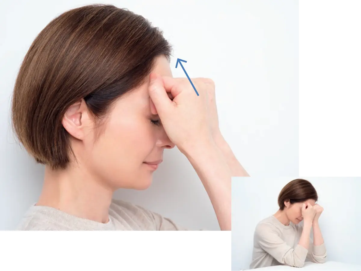 エイジングデザイナー 村木宏衣さん 3点額ほぐし アイケア　ストレッチ　STEP１