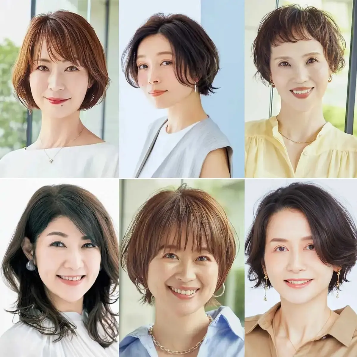 【50代に人気のヘアスタイル・髪型カタログ】手入れが楽でおばさんぽくならない！ショート・ボブ・ミディアム・ロング別