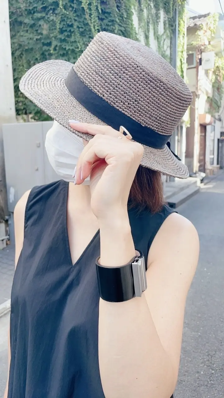残暑のハットコーデの画像_1