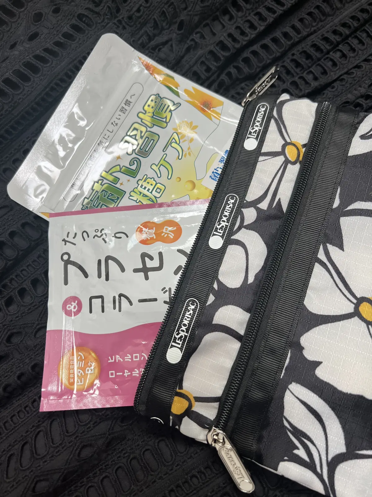 【エクラ4月号付録】レスポートサック × エクラ「大人の花柄ポーチ」