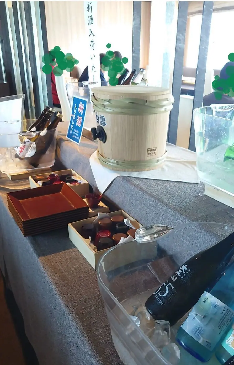 ブッフェランチ空桜日本酒カウンター