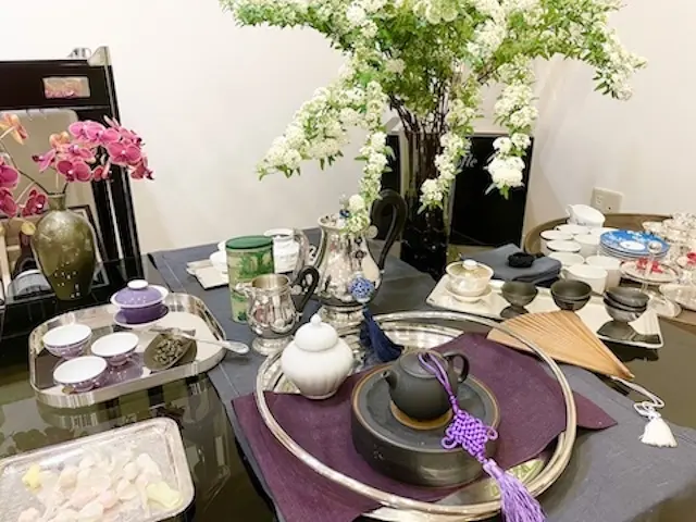 クリストフル青山本店でティーパーティー