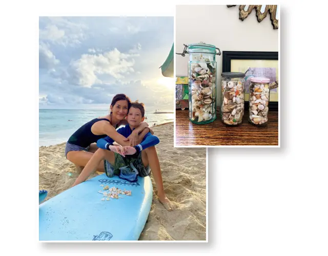 ブレンダのハワイ生活　週末の過ごし方は息子たちとサーフィンしたりきれいな貝殻探し