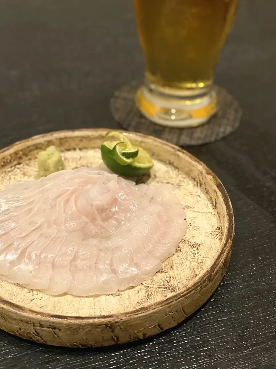 浅草・川井 穴子のお刺身