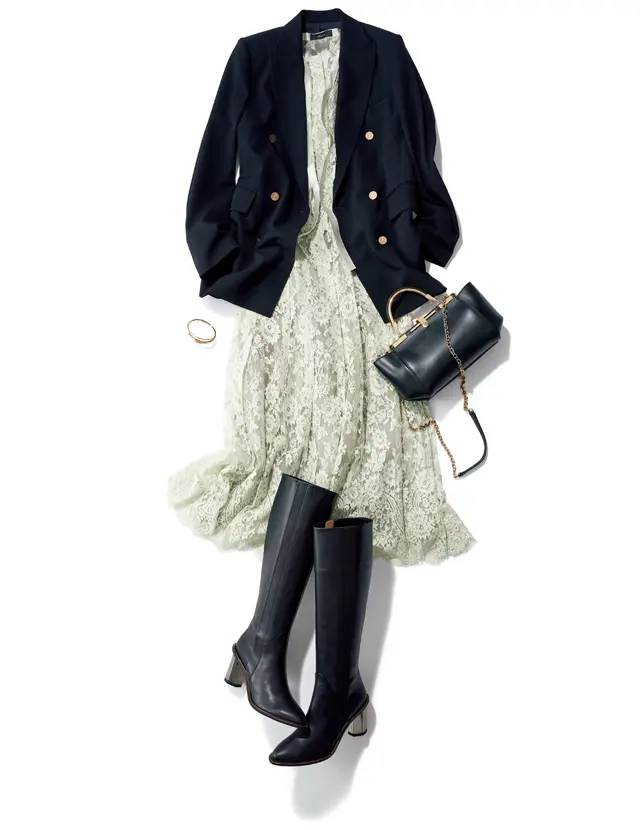 ハ―ヴェル スタジオのジャケットコーデ