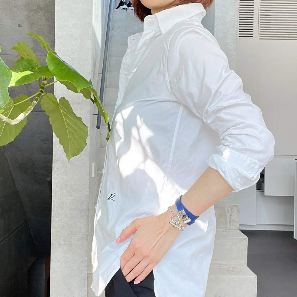 定番の白シャツ 3着♡比べてみましたの画像_1