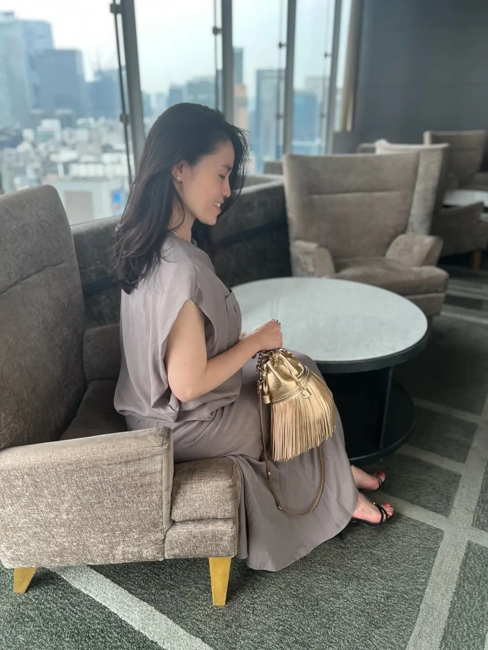 大人のモカ♡着映えセットアップで朝活の画像_7