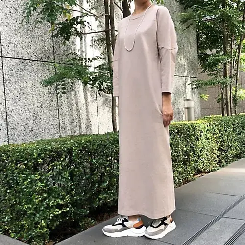 【50代 ワンピース】秋ワンピースで大人の画像_57