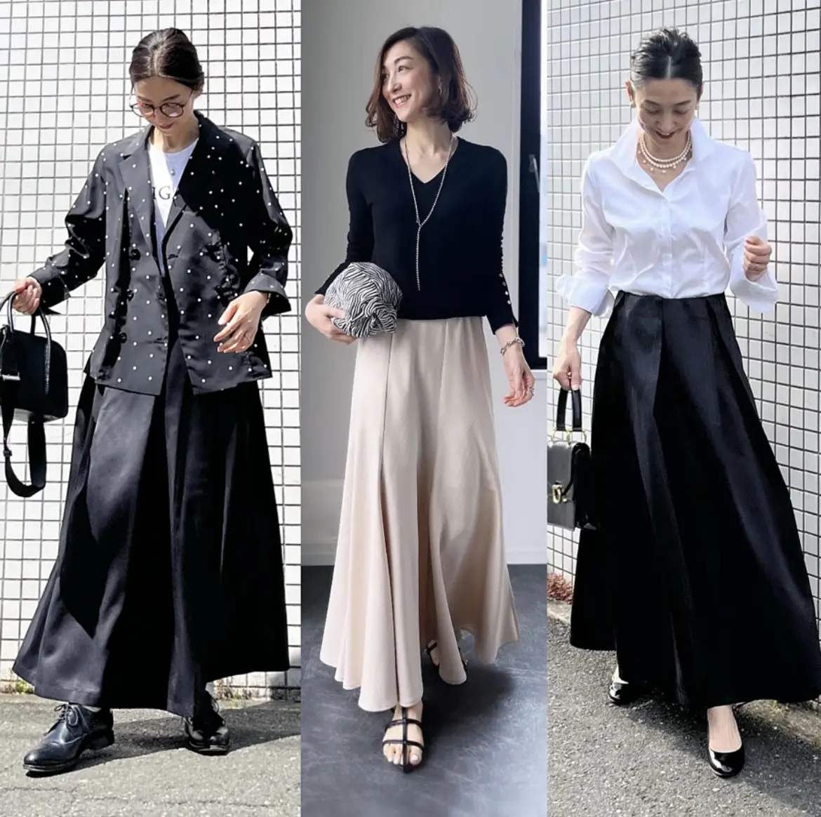 モノトーン3コーデ★プチプラ黒＋重め白ボの画像_5