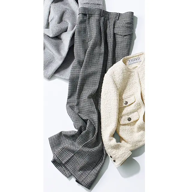 パンツ￥47,300／ebure GINZA SIX店（ebure）