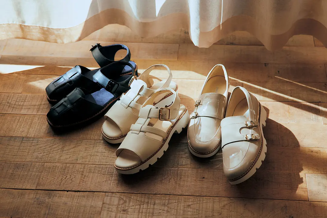 軽やかで抜け感のある足もとをつくる3足は春から夏にかけて活躍