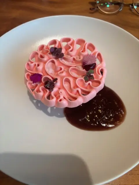 虎屋　銀座　クリスマス　ESPRIT C. KEI GINZA エスプリ セー ケイ ギンザ　キャビア フレンチ　デセール